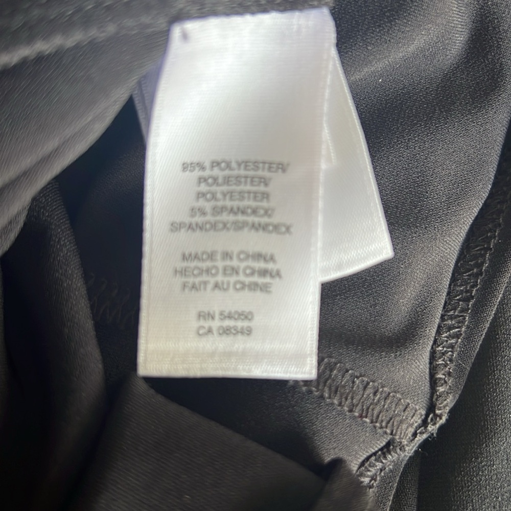 Nine West Black V-neck Dress Size 6 - Picture 3 of 3